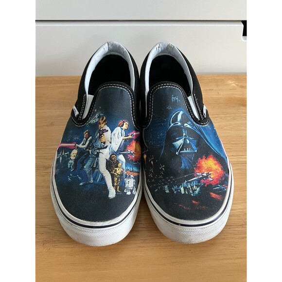 VANS Star Wars Classic Slip On Shoes A New Hope Size Mens 7/Womens 8.5 w BOX!! main image 6